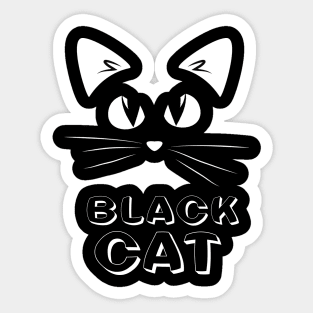 BLACK CAT T-Shirt Sticker